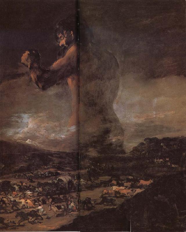 Francisco Goya The Colossus oil painting image